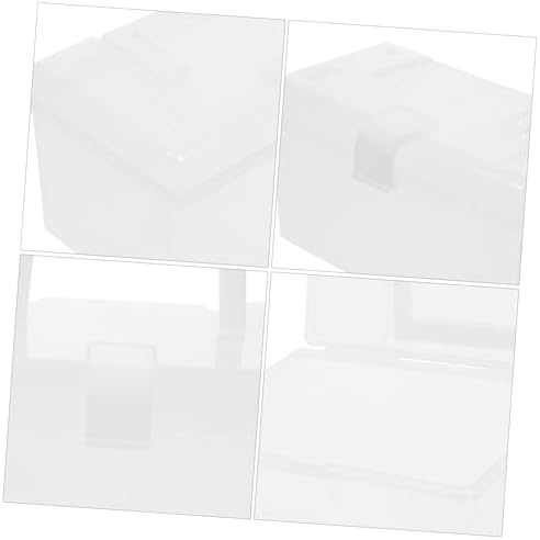 FRCOLOR Portable Medicine Cabinet with Buckle Design