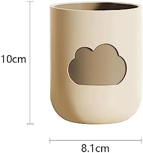 RabyLeo Simple Cloud Mouthwash Cup Beige Brown