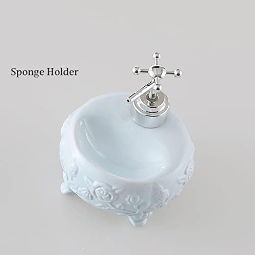 Cute Ceramic Soap Dispenser for Kids Bathroom Pink