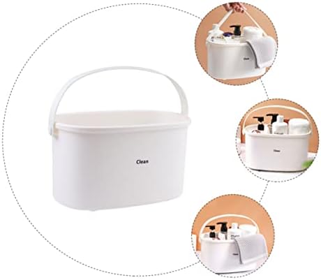 WOONEKY 1pc PP Material Bathroom Organizer Storage Basket
