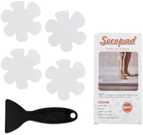 Non-Slip Bathtub Stickers with Silicone Scraper