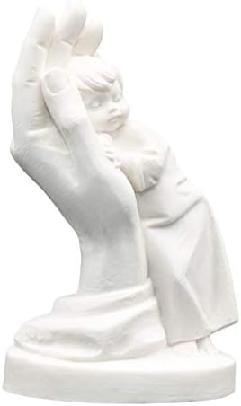 Helcee Handmade Alabaster Baby Boy Statue 47 inches