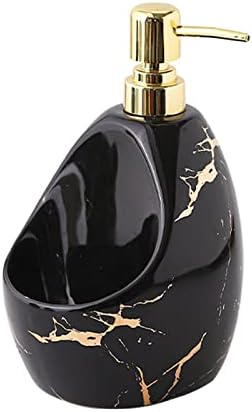 Duiaynke Countertop Soap Dispenser with Sponge Holder - Black