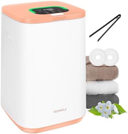 RESIMPLE Towel Warmer with LED Display and 3 Heating Modes