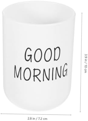 Tineasur Bathroom Tumbler Cup Reusable Unbreakable Plastic