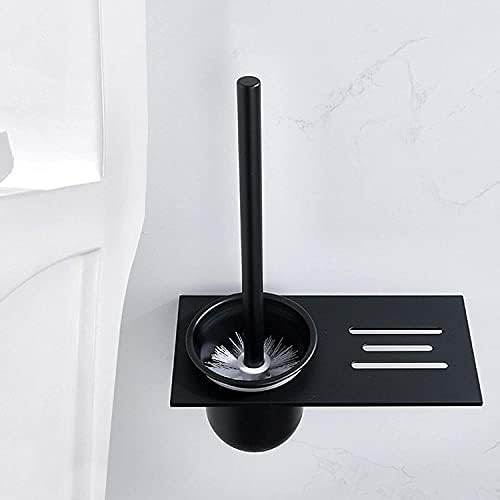 NIUBB Toilet Brush with Drip Tray and Holder