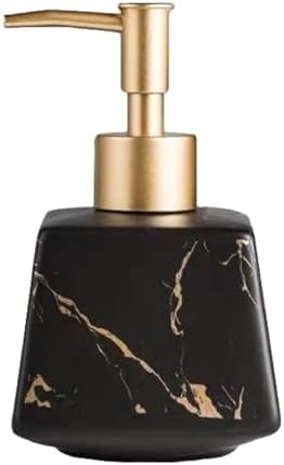 Ceramic Soap Dispenser 260 ML Refillable Pump Holder for Bathroom