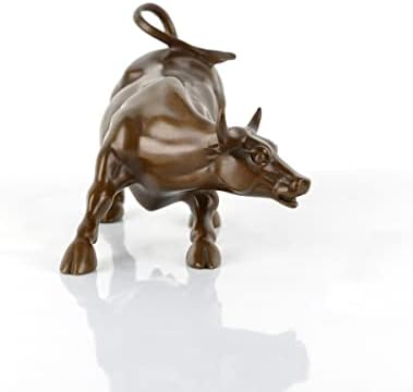 Fairyville Wall Street Bull Statue - Bronze Sculpture