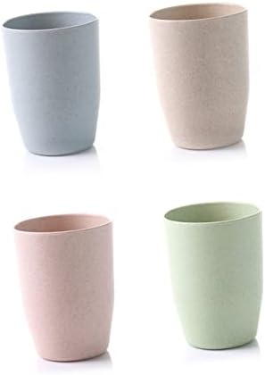 Gatuida Bathroom Rinsing Mug Wheat Stem Tumbler Cup