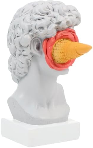 63 Inch Ice Cream David Head Resin Statue