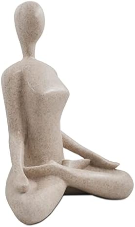 SIMONS SHOP Yoga Sculpture Desk Decor Figurine