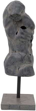 Sagebrook Home Modern Cracked Torso Resin Statue 1