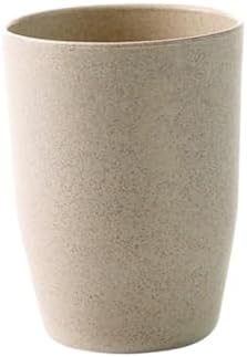 BUGUUYO Wheat Stem Rinsing Mug for Bathroom Use