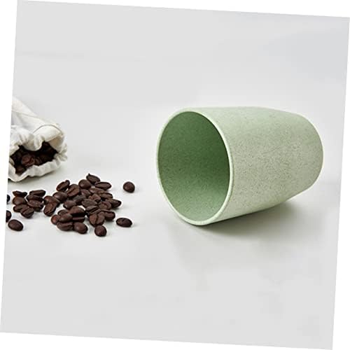 ETHZZLE Wheat Straw Bathroom Rinsing Mug