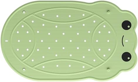 VIASHA Baby Bath Mat with Suction Cups and Frog Design