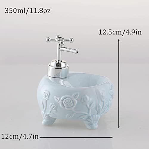 Cute Ceramic Soap Dispenser for Kids Bathroom Pink