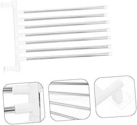 NUOBESTY 1Set Rotatory Towel Rack Stainless Steel