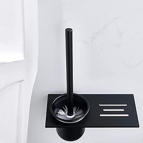 NIUBB Toilet Brush with Drip Tray and Holder