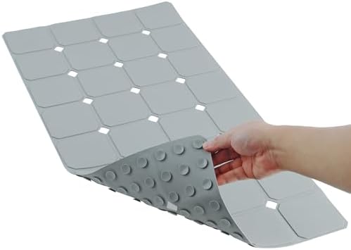MeimeiDe Non-Slip Silicone Bathtub Mat 15 x 28