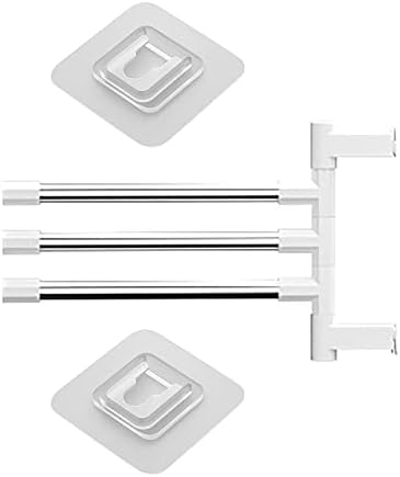 Bluelans 12 Stainless Steel Towel Bar with Rotatable Design