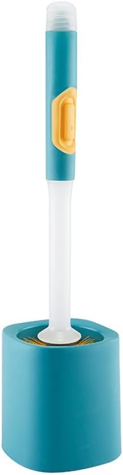 Wall Mounted Toilet Brush Set with Long Handle and 360 Cleaning
