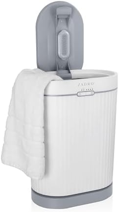 Zadro Fluted Oval Towel Warmer with Timer and Aromatherapy