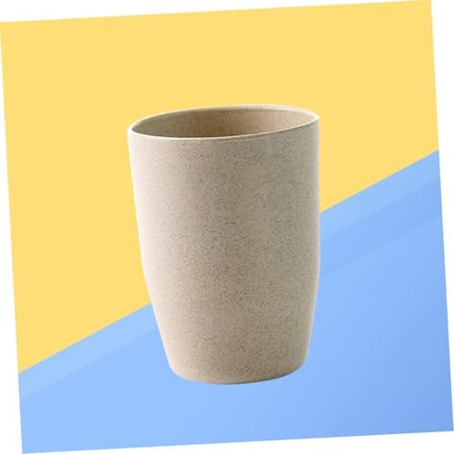 WOONEKY Bathroom Tooth Mug Made from Wheat Stem 1