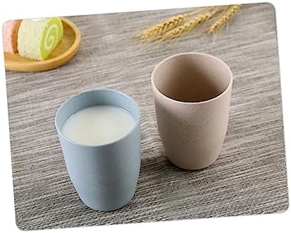 BUGUUYO Wheat Stem Rinsing Mug for Bathroom Use