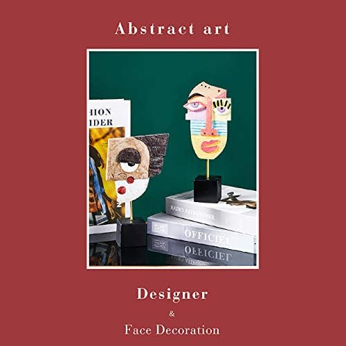 HCCMLOVE Smile Abstract Resin Sculpture - Modern Home Decor
