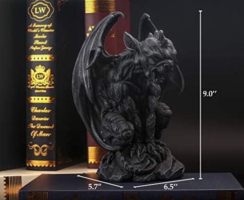 JORAE Winged Gargoyle Statue 9 Inches Decorative Protection Sculpture