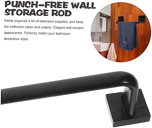 SOPOTUTU Wall Mounted Towel Rack - Self Adhesive Space Saving No Drilling Required