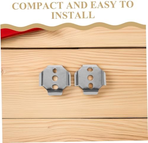 SOLUSTRE 2Pcs Towel Rack Replacement Parts Stylish Bracket with Base Pads and Clips