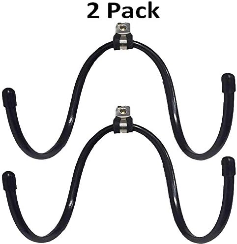 Pmsanzay Adjustable Wall Rack - 2PK Black