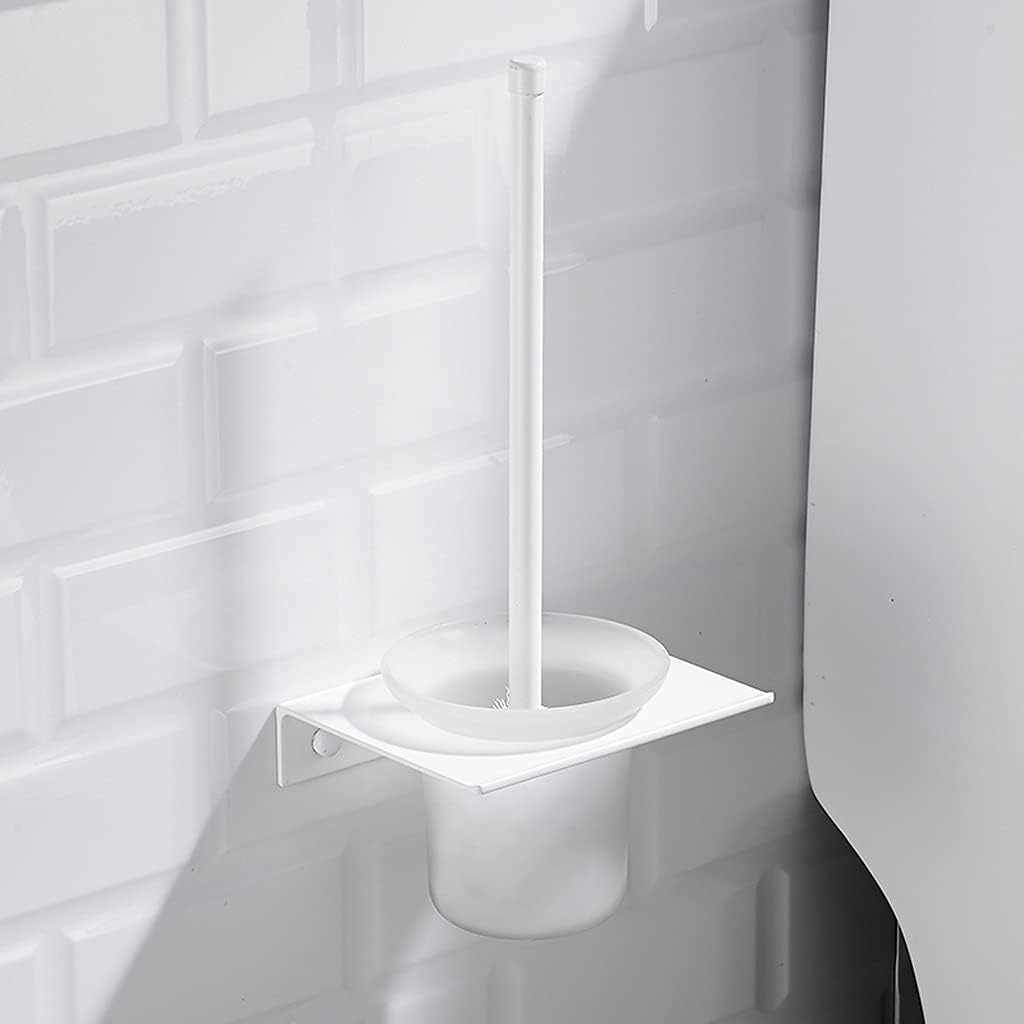 Modern Toilet Brush with Wall Mount Holder Set