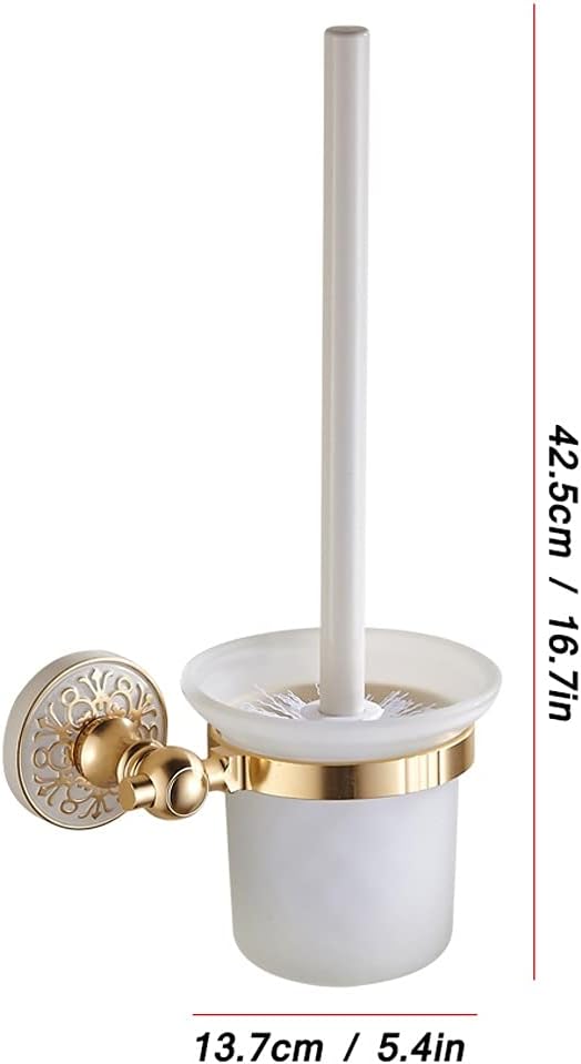 XIAOSAKU Toilet Brush Holder with Long-Handled Brush