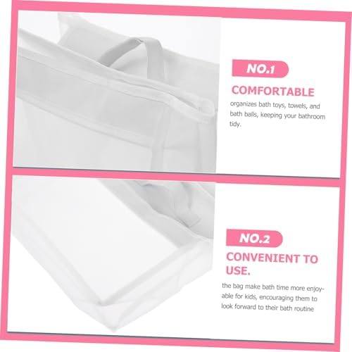 PERSELOSO Portable Mesh Bath Toy Organizer