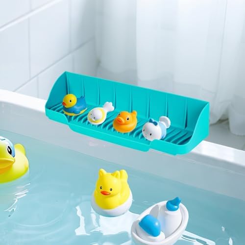 Soxcivise Bath Splash Guard with 6 Suction Cups - Green