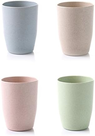 DOITOOL Bathroom Tooth Cup Simple Round Rinsing Mug for All Ages