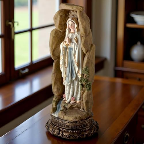 PlentifulHome Bleesed Virgin Mary Statue 125 Inch