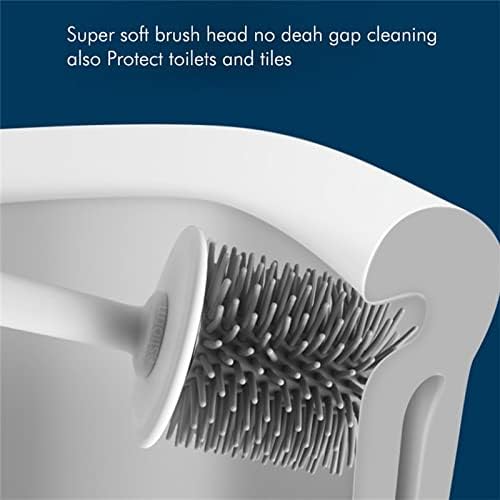 Toilet Brush with Soft Bristles for Easy Cleaning