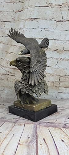 Victory Eagle Flight Statue Real Bronze Decorative Figurine