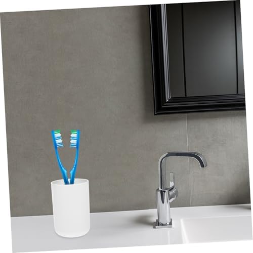 2pcs Toothbrush Cups Lightweight Bathroom Tumblers for All Ages 1