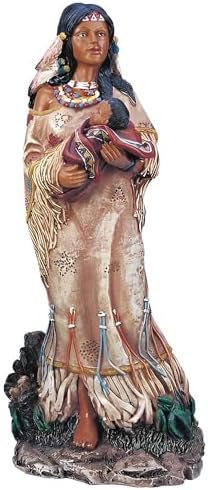 ICE ARMOR 11 Inch Native American Baby Figurine Statue