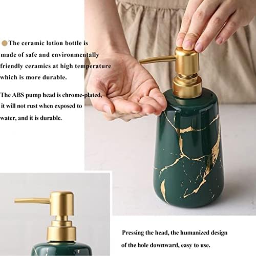 5-Piece Ceramic Bathroom Soap Dispenser Set