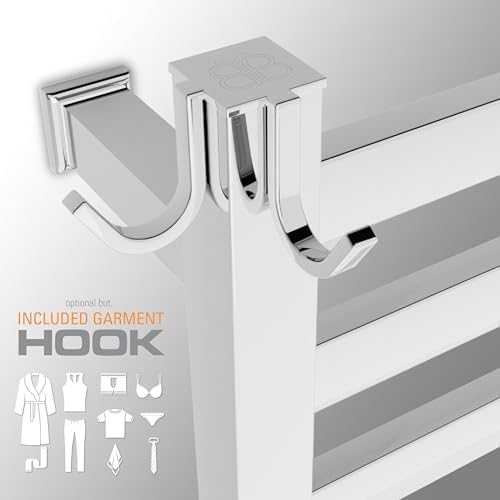 Brandon Basics Wall Mounted Electric Towel Warmer with Wi-Fi Timer