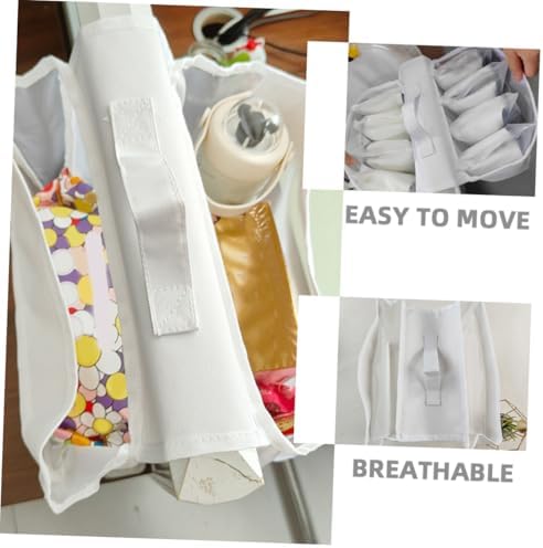 VOSAREA Saddle Shape Bath Storage Organizer Mesh Bag