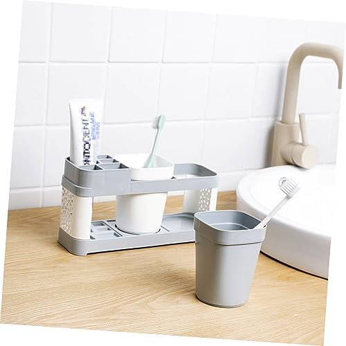 PRETYZOOM Toothbrush Holder with Suction Cup and 5 Slots