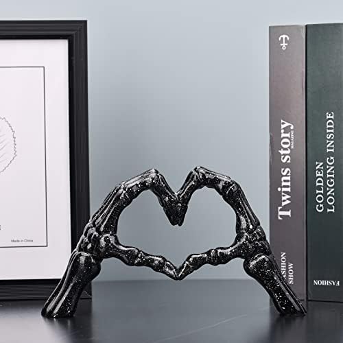 LCCCK Heart Gesture Couple Statue Modern Desk Decor
