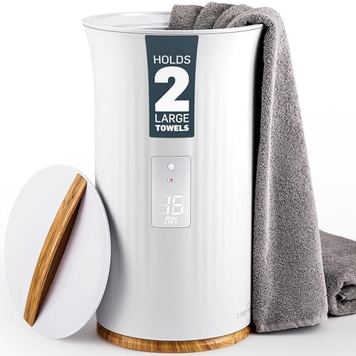 Live Fine Towel Warmer with LED Display and Timer