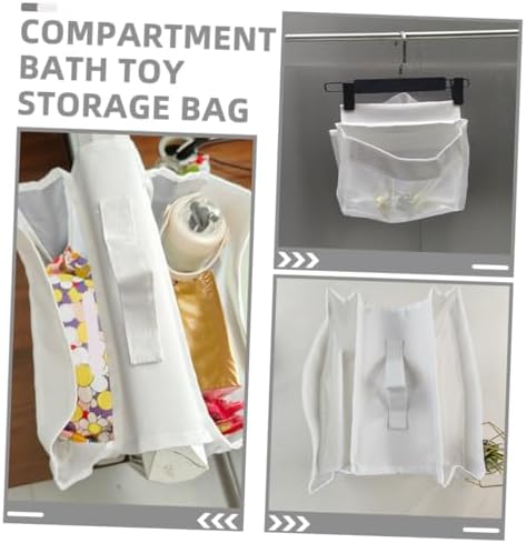 VOSAREA Saddle Shape Bath Storage Organizer Mesh Bag